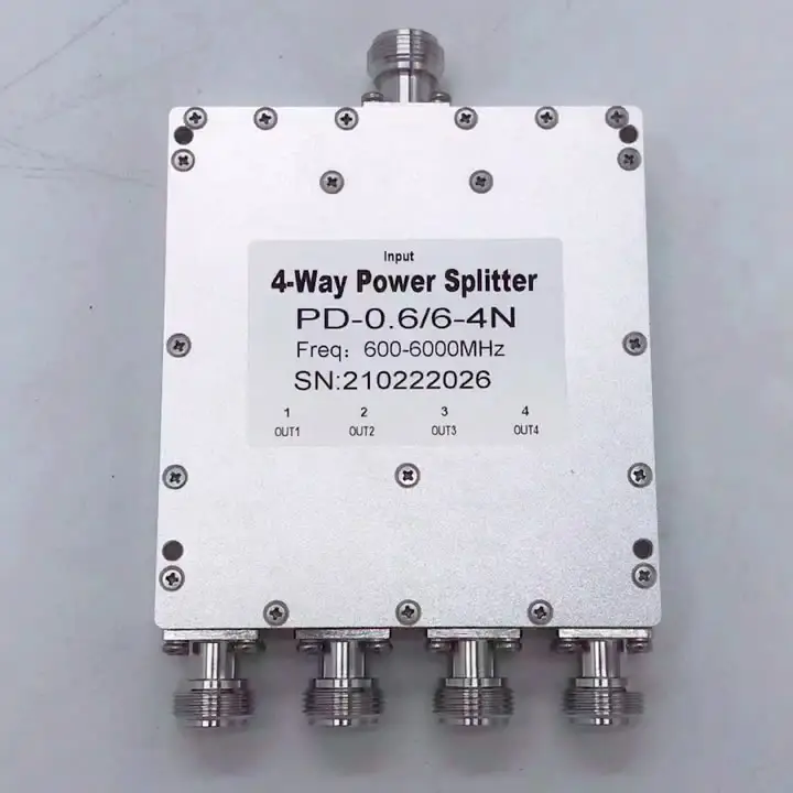 0 6 6ghz 4 Way Power Splitter Or Power Divider Or Power Combiner Xinlun