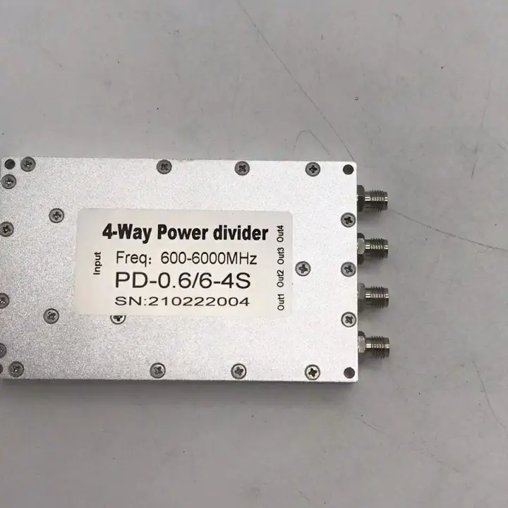2506000mhz 4 Way Power Splitter Or Power Divider Or Power Combiner