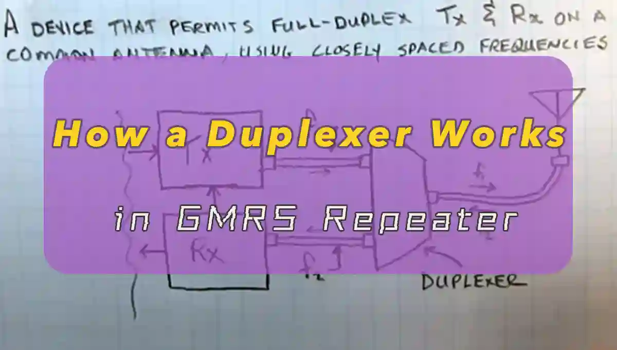How a Duplexer Works in GMRS Repeater