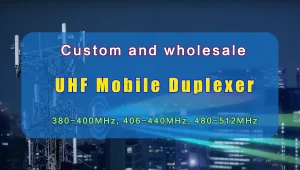 UHF Mobile Duplexer 380-400MHz, 406-440MHz, 480-512MHz